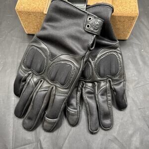 HIGHWAY 21 Vixen Leather Motorcycle Gloves Women Black Sz X-Large XL 9 Armor New
